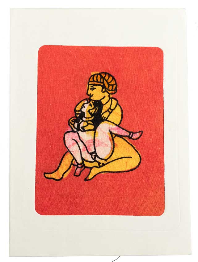 Tenture Kamasutra Batik – Carte Postale Érotique d’Inde