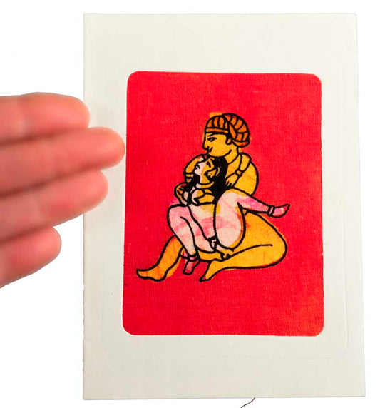 Tenture Kamasutra Batik – Carte Postale Érotique d’Inde