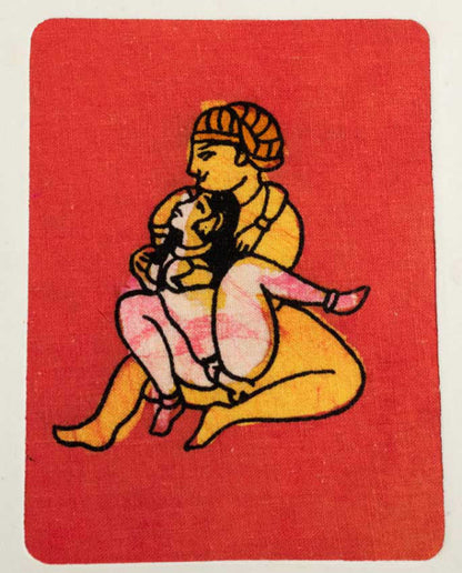 Tenture Kamasutra Batik – Carte Postale Érotique d’Inde