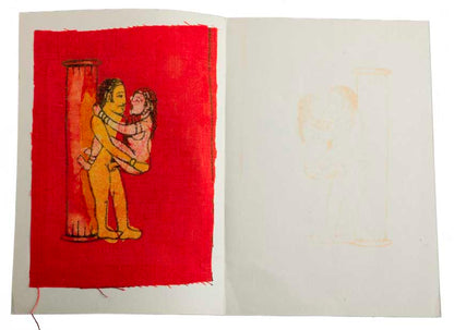 Tenture Kamasutra Batik – Carte Postale Érotique d’Inde