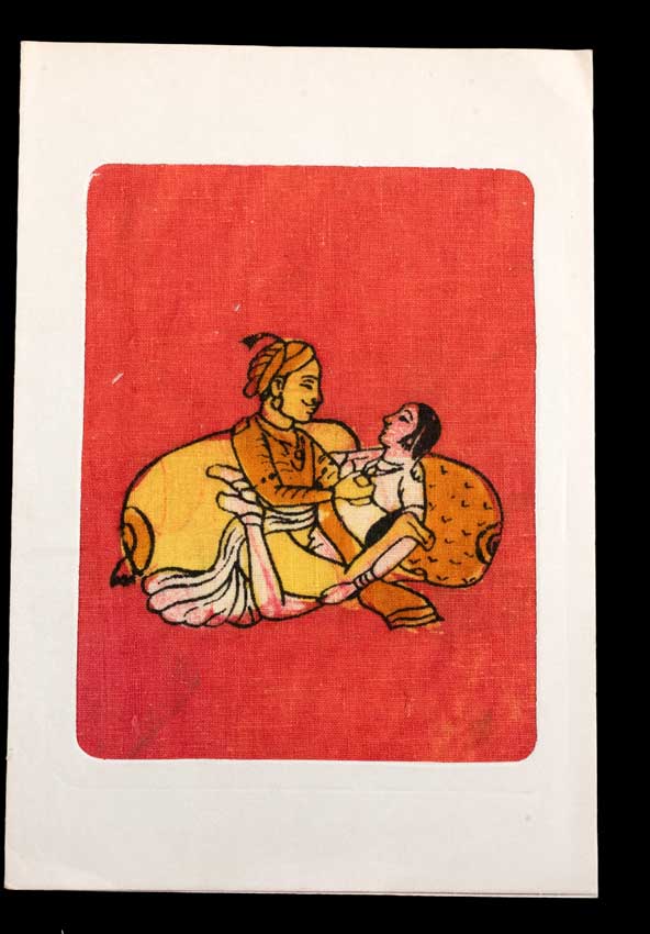 Tenture Kamasutra Batik – Carte Postale Érotique d’Inde