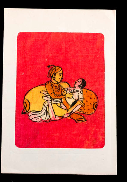 Tenture Kamasutra Batik – Carte Postale Érotique d’Inde