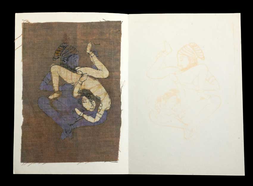 Tenture Kamasutra Batik – Carte Postale Érotique d’Inde
