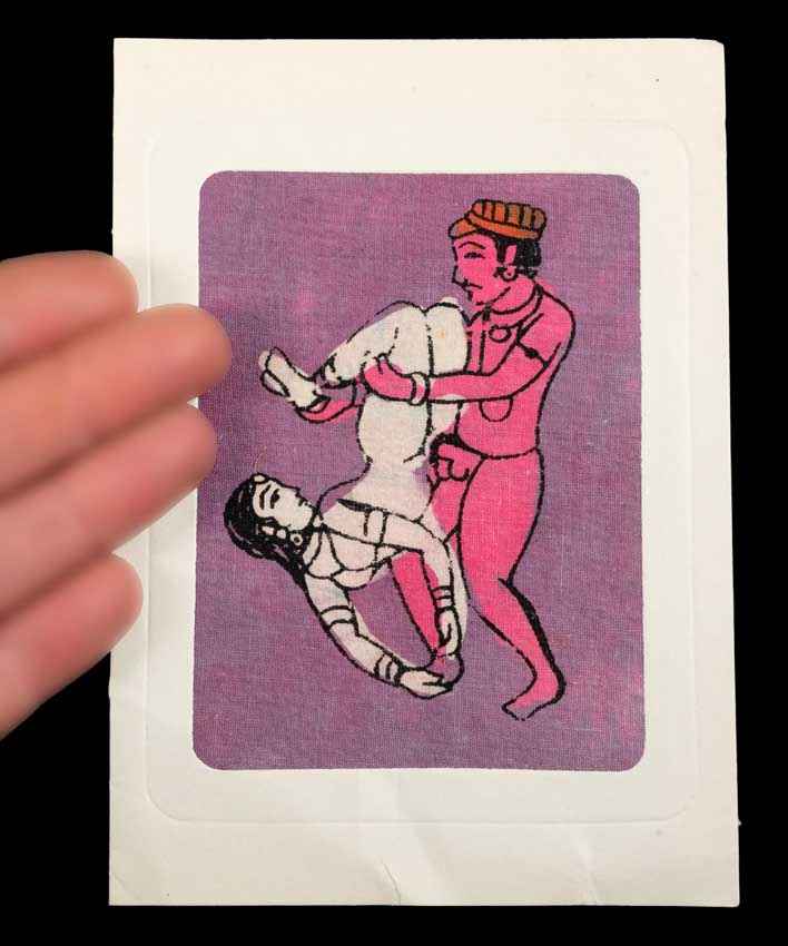 Tenture Kamasutra Batik – Carte Postale Érotique d’Inde