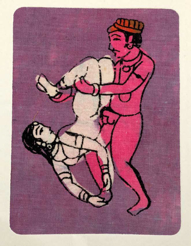 Tenture Kamasutra Batik – Carte Postale Érotique d’Inde