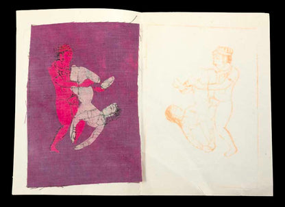 Tenture Kamasutra Batik – Carte Postale Érotique d’Inde