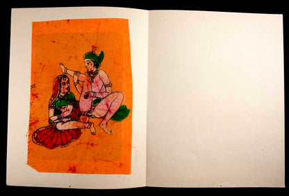 Tenture Kamasutra Batik – Miniature Érotique Indienne