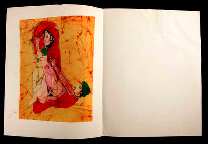 Tenture Kamasutra Batik – Miniature Érotique Indienne