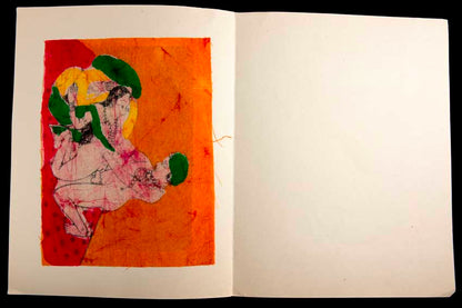 Tenture Kamasutra Batik – Miniature Érotique Indienne