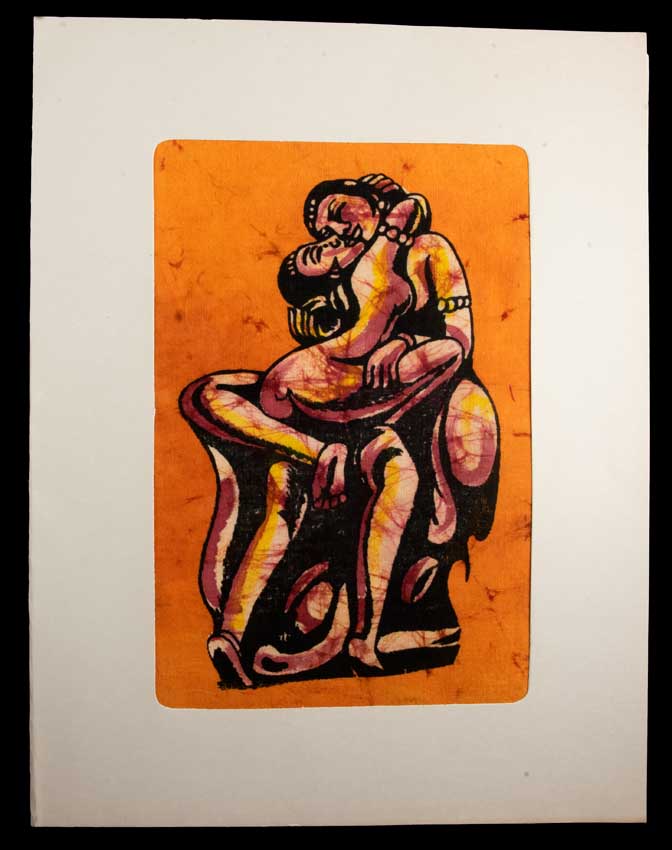 Tenture Kamasutra Batik – Art Érotique Indien