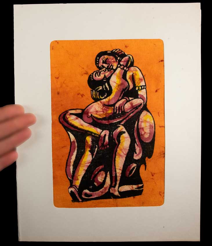 Tenture Kamasutra Batik – Art Érotique Indien