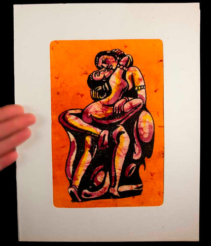 Tenture Kamasutra Batik – Art Érotique Indien
