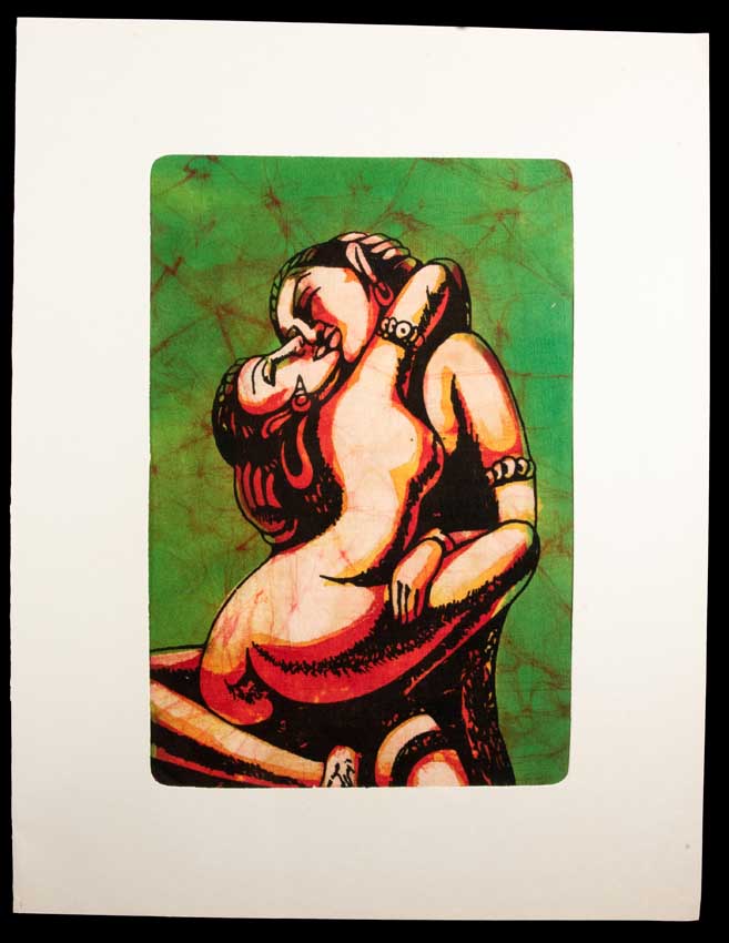 Tenture Kamasutra Batik – Art Érotique Indien