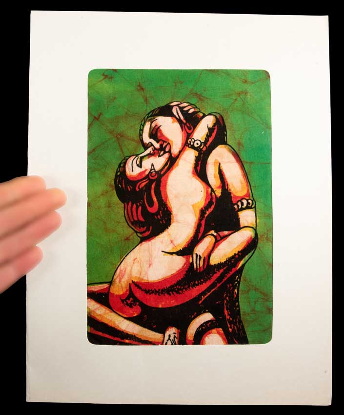 Tenture Kamasutra Batik – Art Érotique Indien