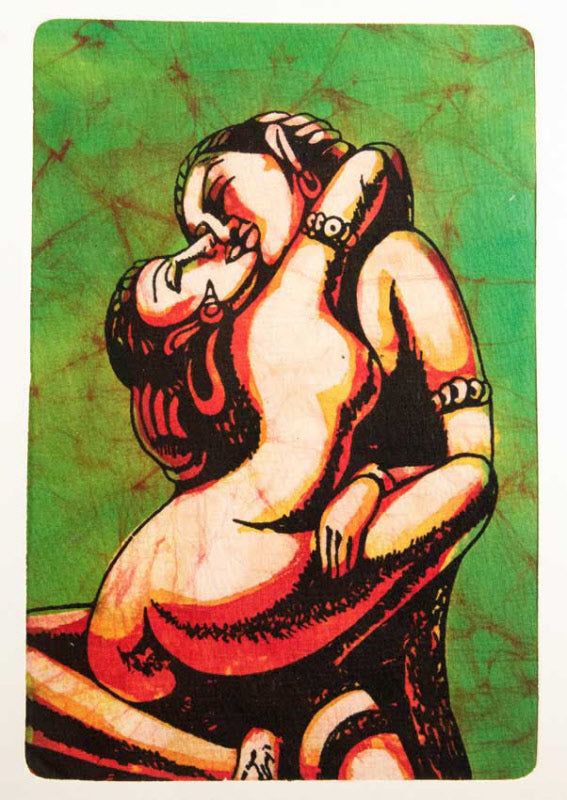 Tenture Kamasutra Batik – Art Érotique Indien