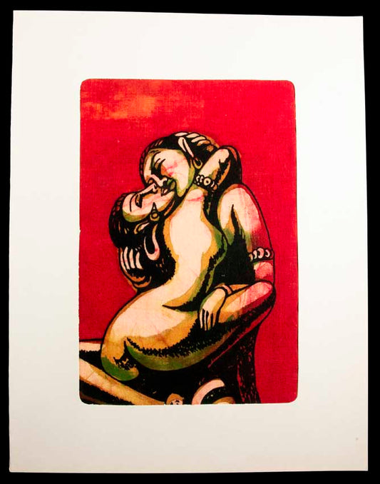 Tenture Kamasutra Batik – Art Érotique Indien