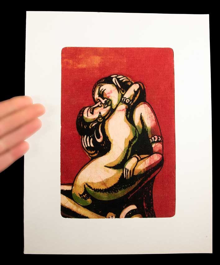Tenture Kamasutra Batik – Art Érotique Indien