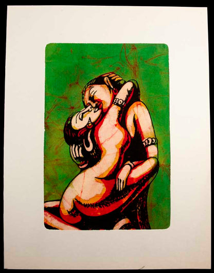 Tenture Kamasutra Batik – Art Érotique Indien