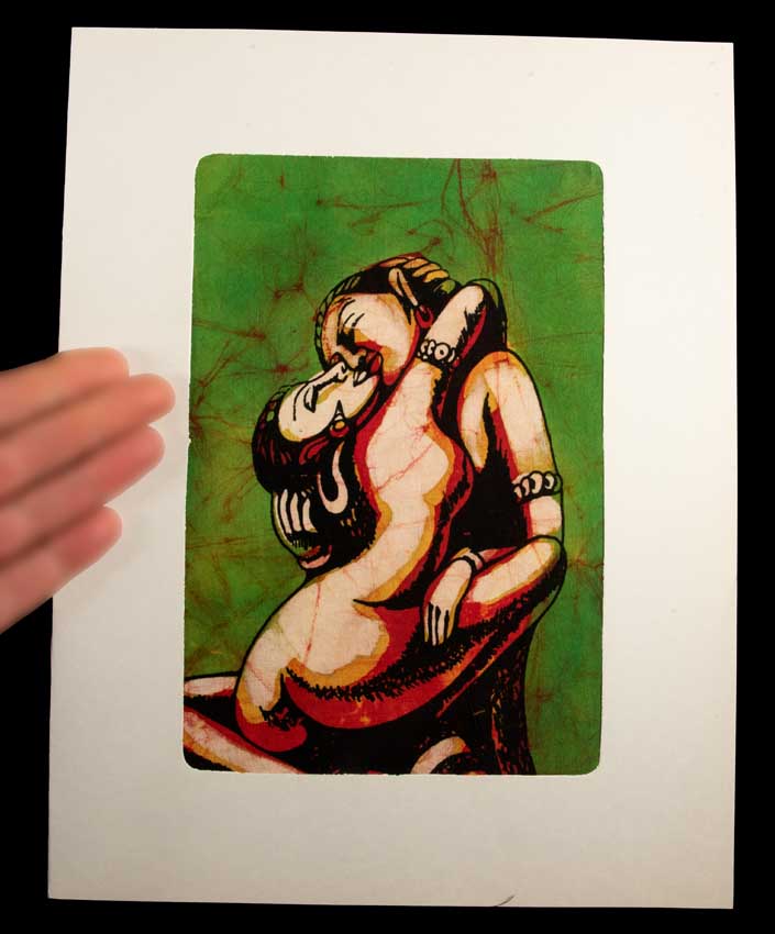 Tenture Kamasutra Batik – Art Érotique Indien
