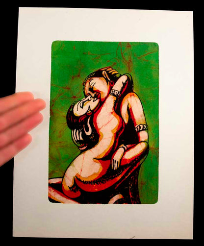 Tenture Kamasutra Batik – Art Érotique Indien