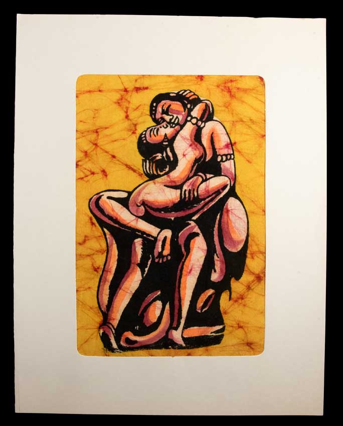 Tenture Kamasutra Batik – Art Érotique Indien