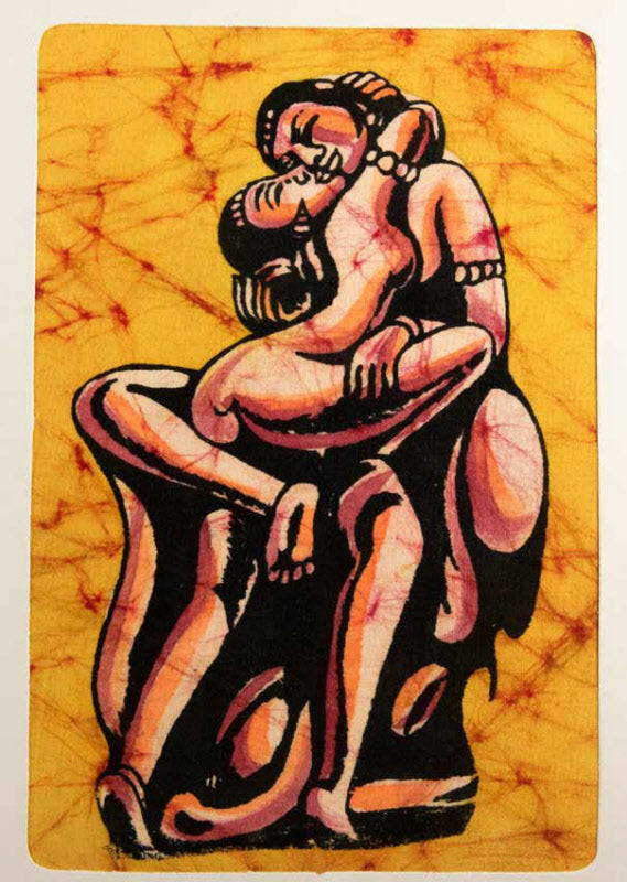 Tenture Kamasutra Batik – Art Érotique Indien