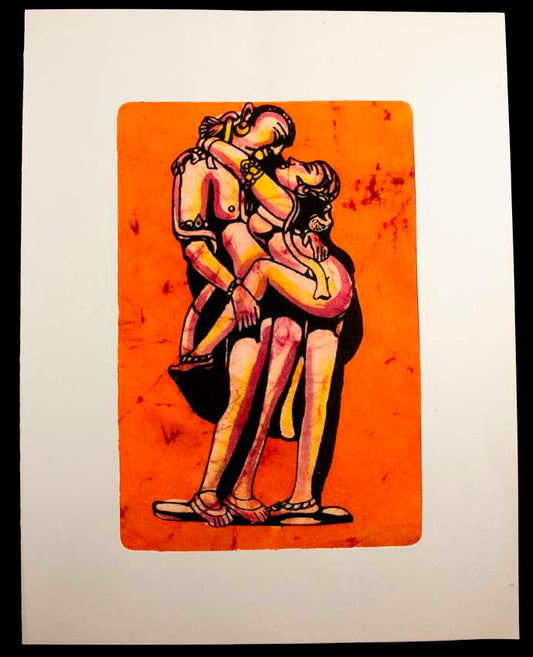 Tenture Kamasutra Batik – Art Érotique Indien
