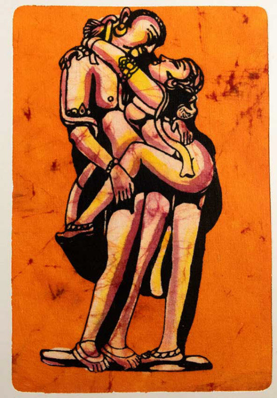 Tenture Kamasutra Batik – Art Érotique Indien