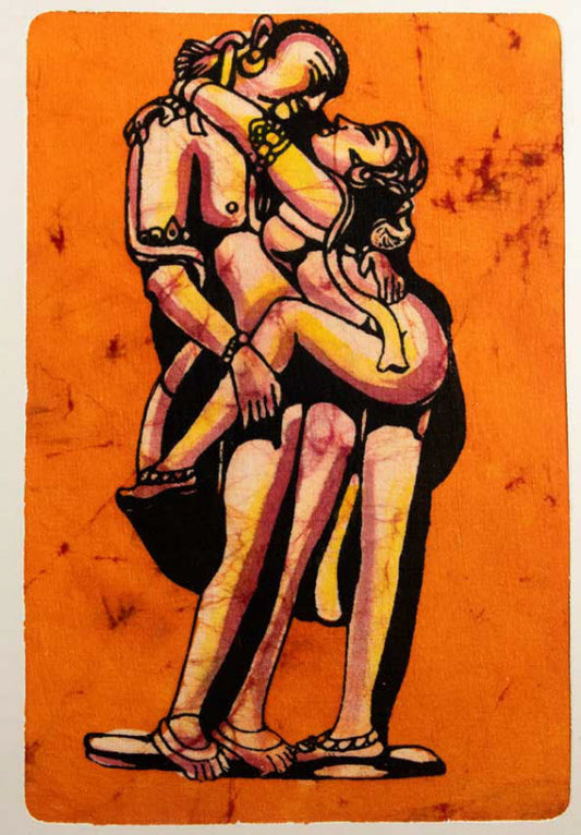 Tenture Kamasutra Batik – Art Érotique Indien