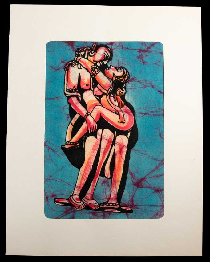 Tenture Kamasutra Batik – Art Érotique Indien