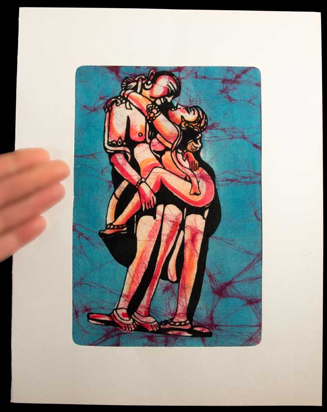 Tenture Kamasutra Batik – Art Érotique Indien