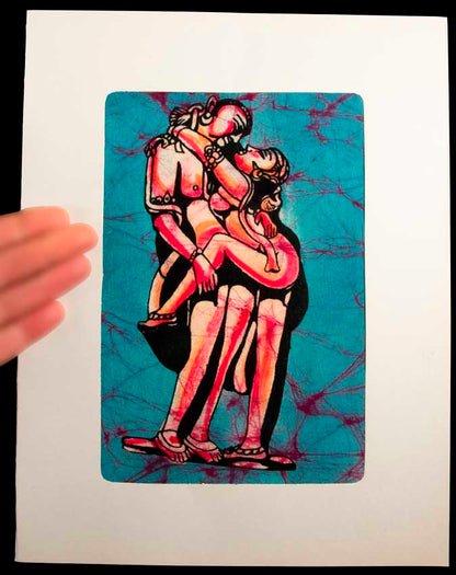 Tenture Kamasutra Batik – Art Érotique Indien
