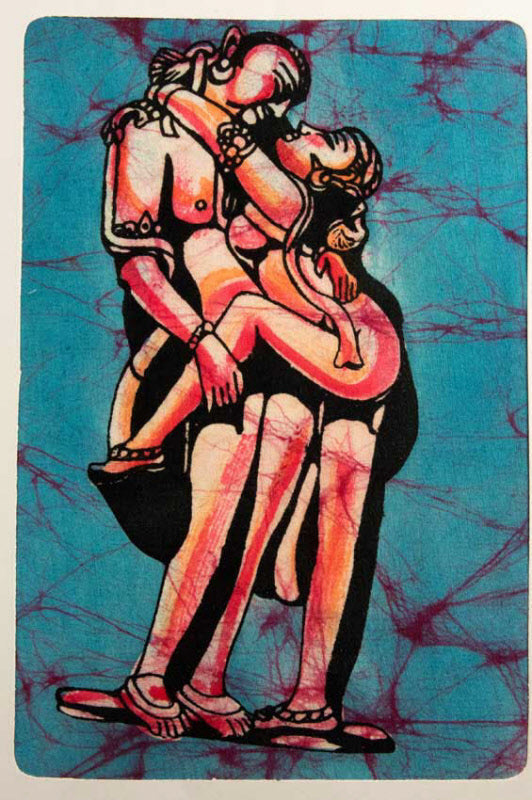 Tenture Kamasutra Batik – Art Érotique Indien