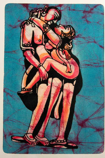 Tenture Kamasutra Batik – Art Érotique Indien