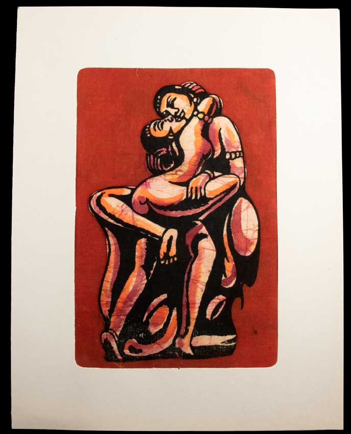 Tenture Kamasutra Batik – Art Érotique Indien