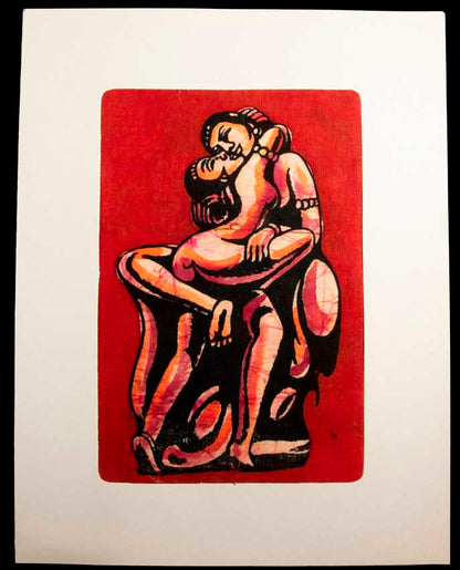 Tenture Kamasutra Batik – Art Érotique Indien