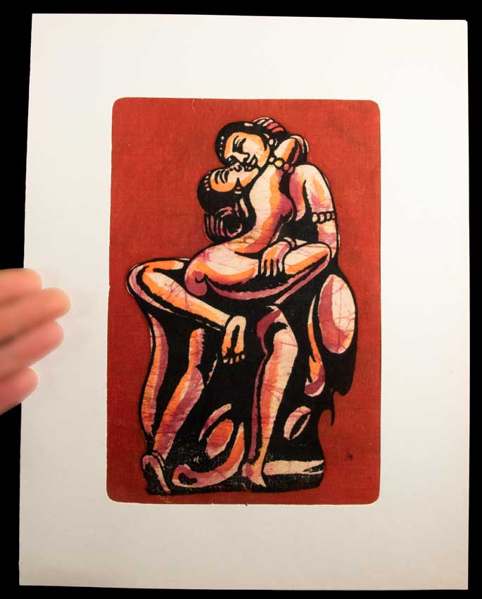 Tenture Kamasutra Batik – Art Érotique Indien