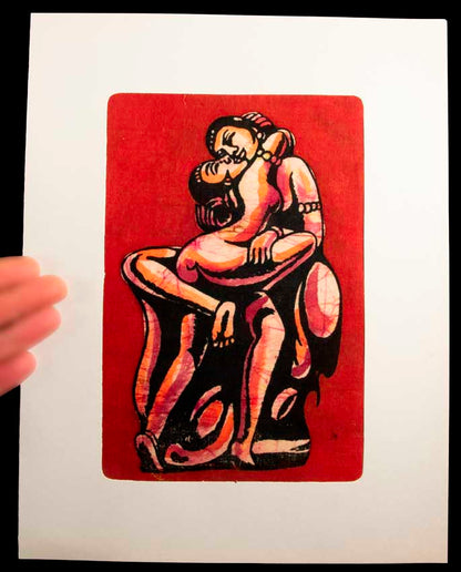 Tenture Kamasutra Batik – Art Érotique Indien