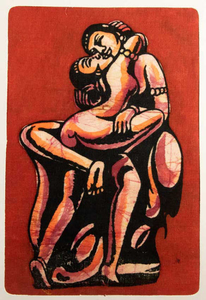 Tenture Kamasutra Batik – Art Érotique Indien