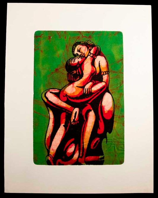 Tenture Kamasutra Batik – Art Érotique Indien
