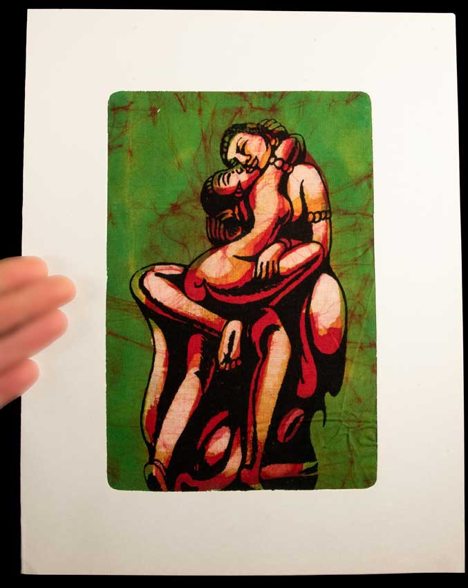 Tenture Kamasutra Batik – Art Érotique Indien
