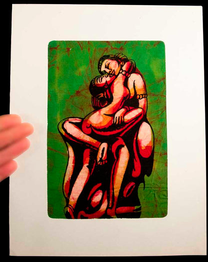 Tenture Kamasutra Batik – Art Érotique Indien
