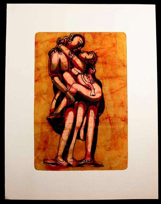 Tenture Kamasutra Batik – Art Érotique Indien