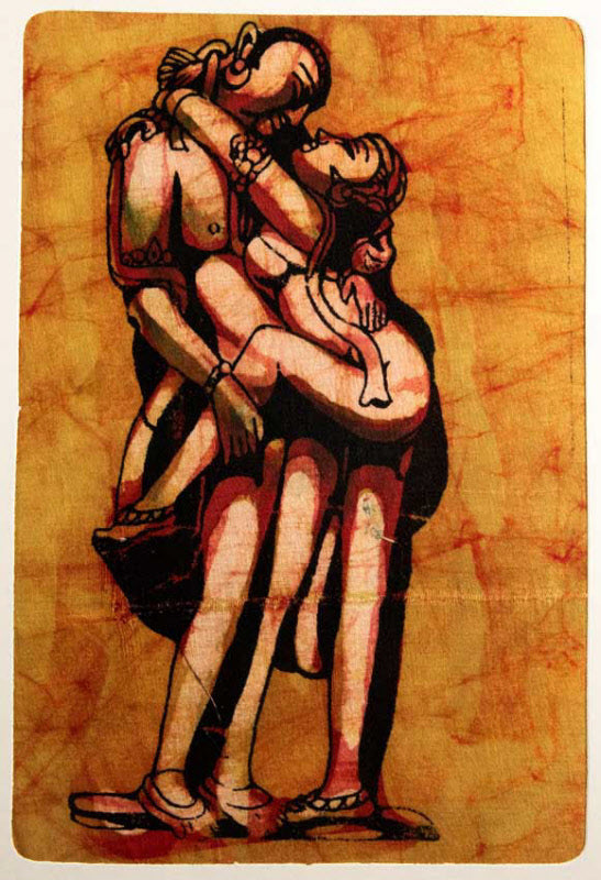 Tenture Kamasutra Batik – Art Érotique Indien