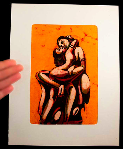 Tenture Kamasutra Batik – Art Érotique Indien