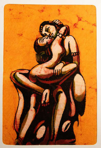 Tenture Kamasutra Batik – Art Érotique Indien