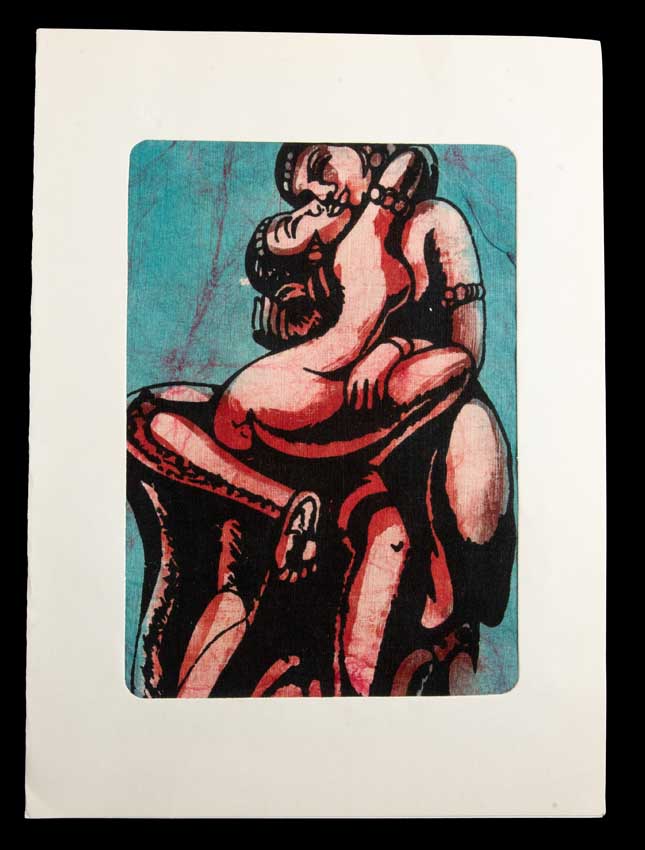 Tenture Kamasutra Batik – Erotic Art Indien