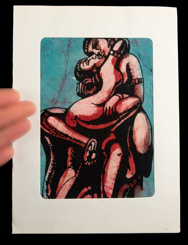 Tenture Kamasutra Batik – Erotic Art Indien