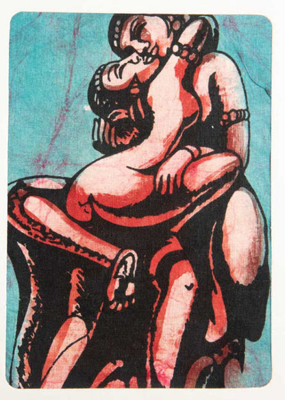 Tenture Kamasutra Batik – Erotic Art Indien