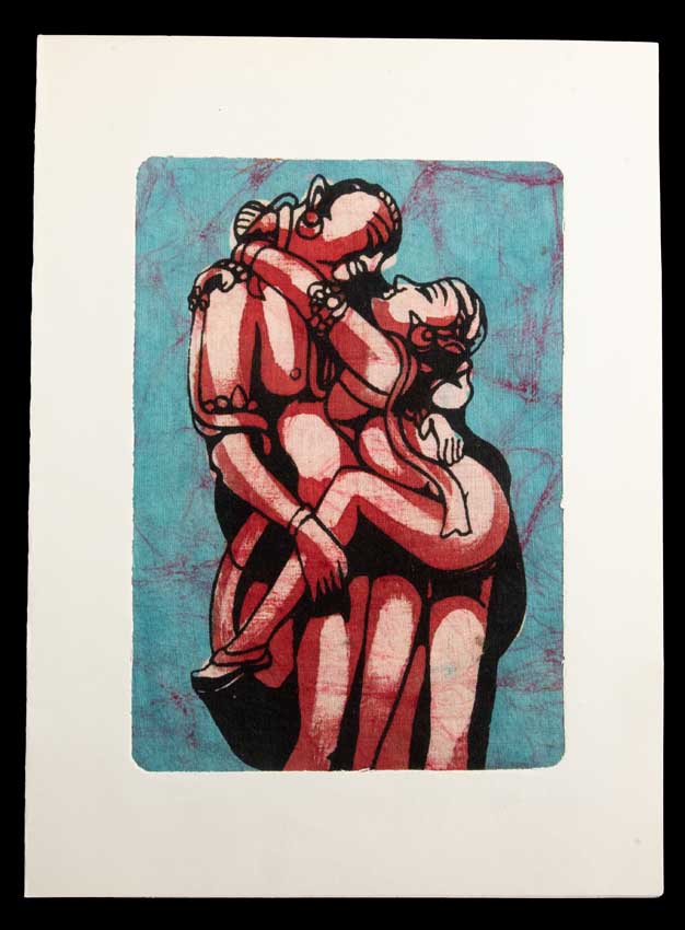 Tenture Kamasutra Batik – Erotic Art Indien